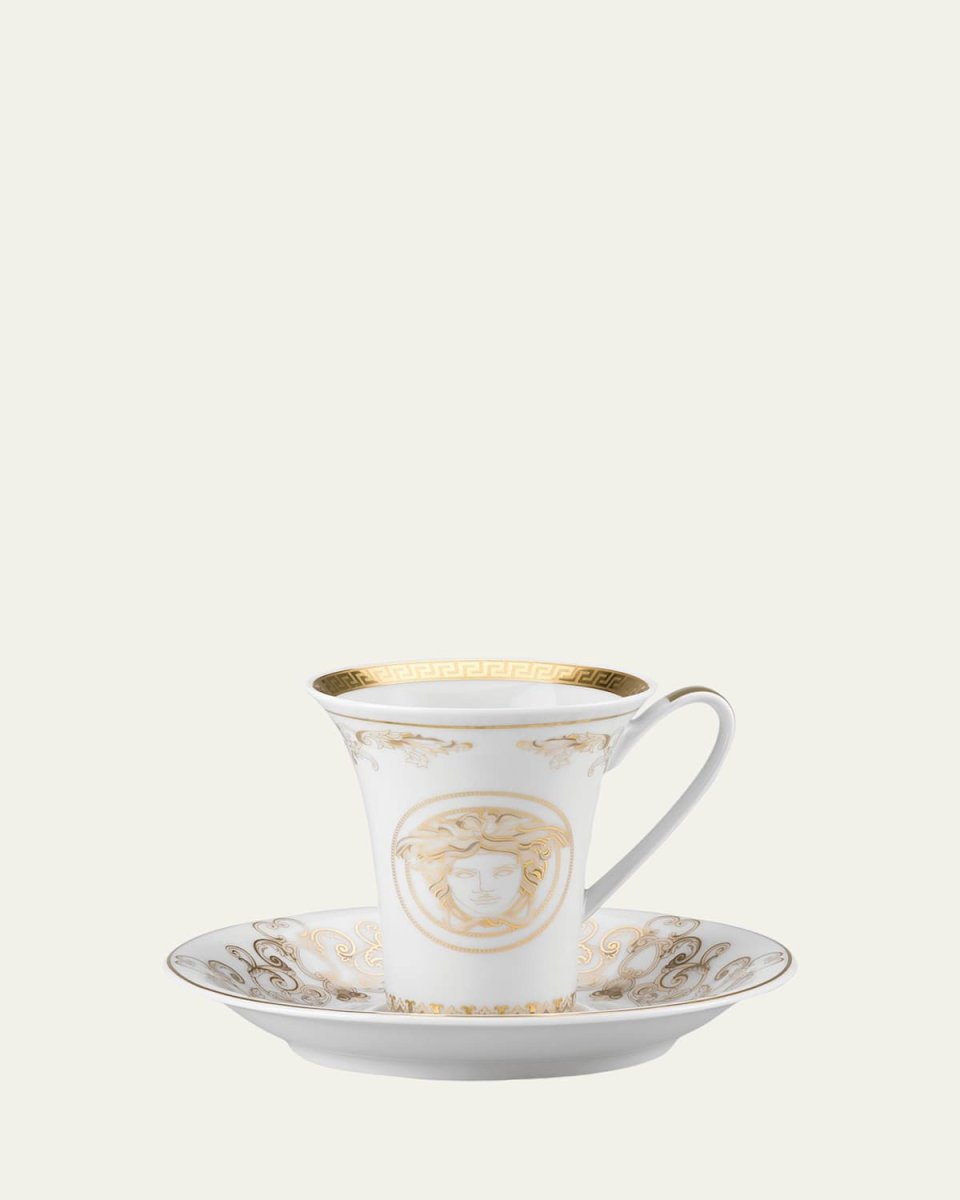 Medusa Gala Gold A. D. Cup & Saucer